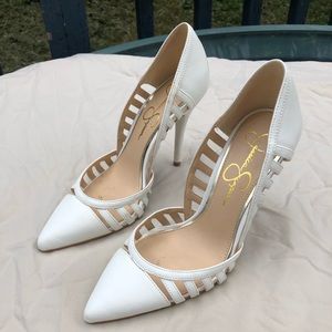Jessica Simpson White Shoes